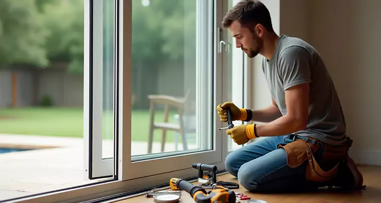 Squeaky Sliding Patio Doors in Lakeside, FL