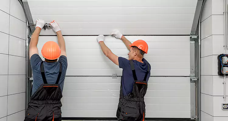 Garage Door Bottom Panel Repair in Lakeside, FL