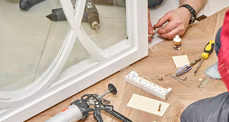 Interior Patio Door Casing Repair in Lakeside, FL