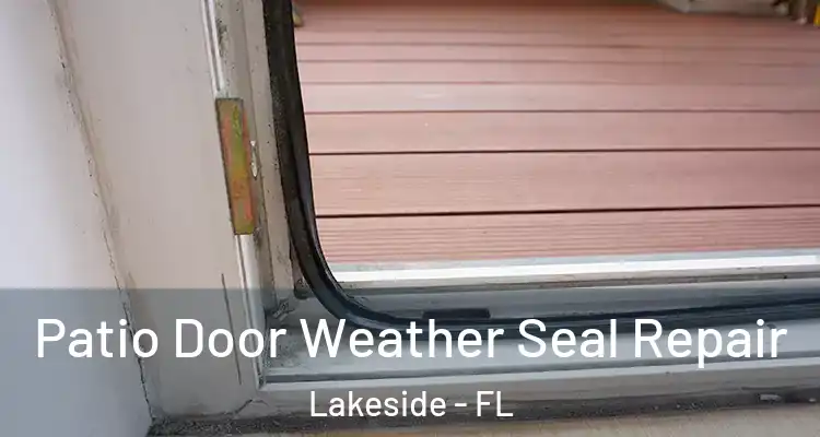 Patio Door Weather Seal Repair Lakeside - FL